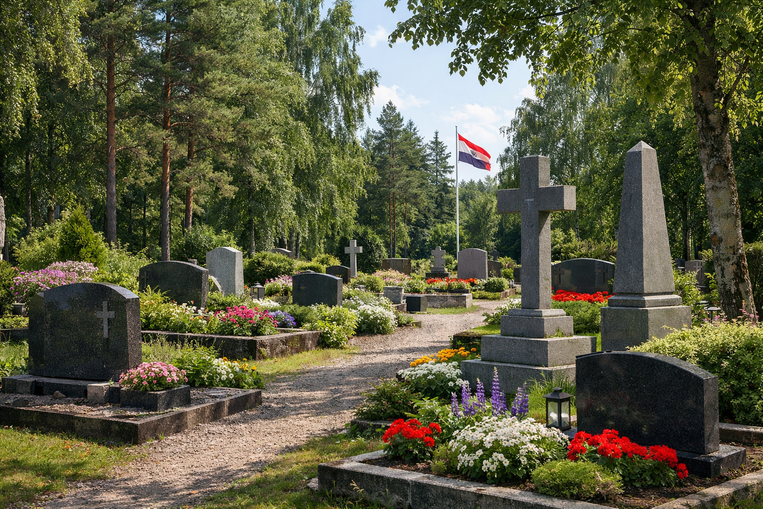 Kapu pieminekļi un ainavas